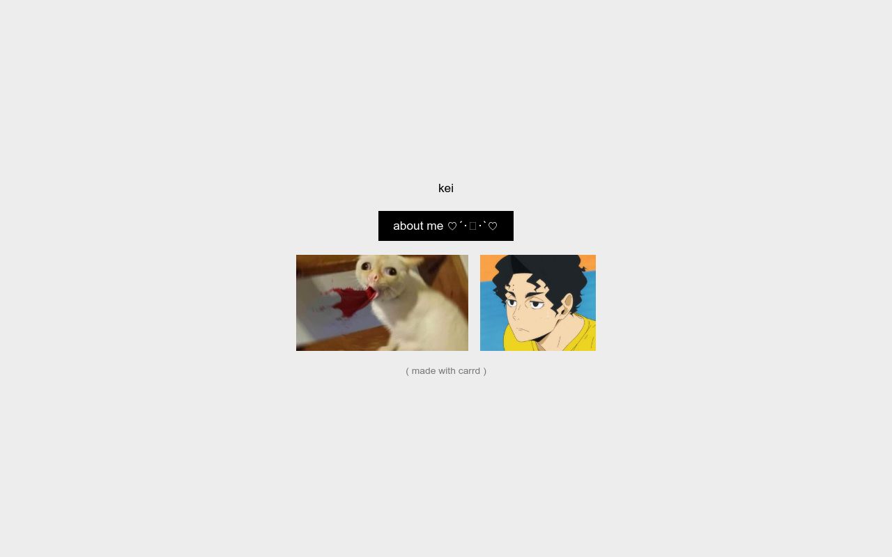 Carrd profile picture for @kei69